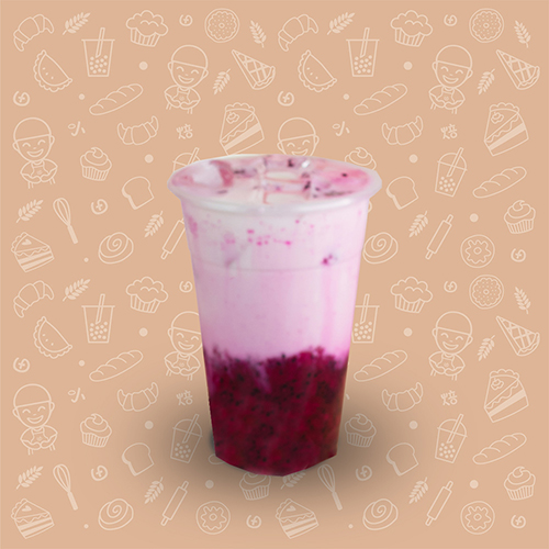 B03 Dragon Fruit Bobo Milk